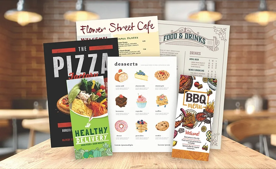 Menu printing Hereford