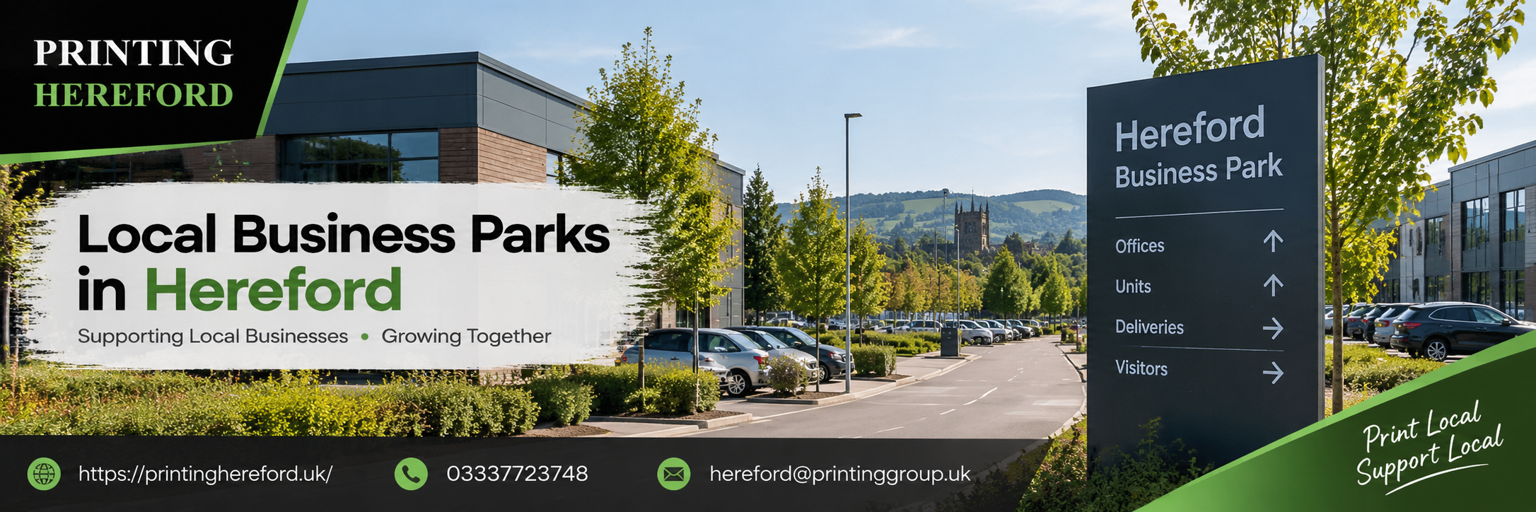 Local Business Parks in Hereford